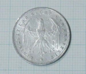 ドイツ　ワイマール　200マルク硬貨