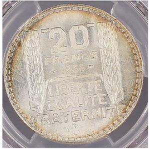 フランス　アンティークコイン　20フラン