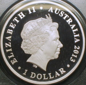 オーストラリア　サーフィン銀貨　カラーコイン