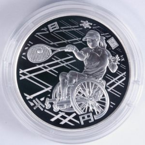 テニス　パラリンピック　銀貨